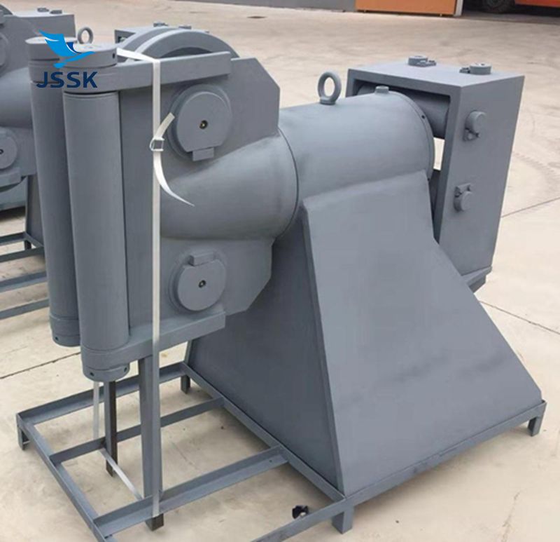 雙滑輪360°旋轉(zhuǎn)導(dǎo)纜器帶四滾柱